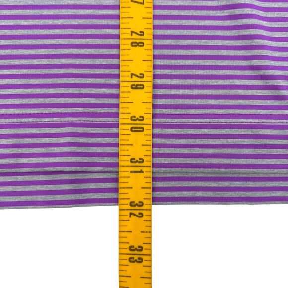 NWT FootJoy Men's ProDry Stretch Lisle Stripe Polo Shirt Violet/Heather Gray XL - Picture 10 of 10